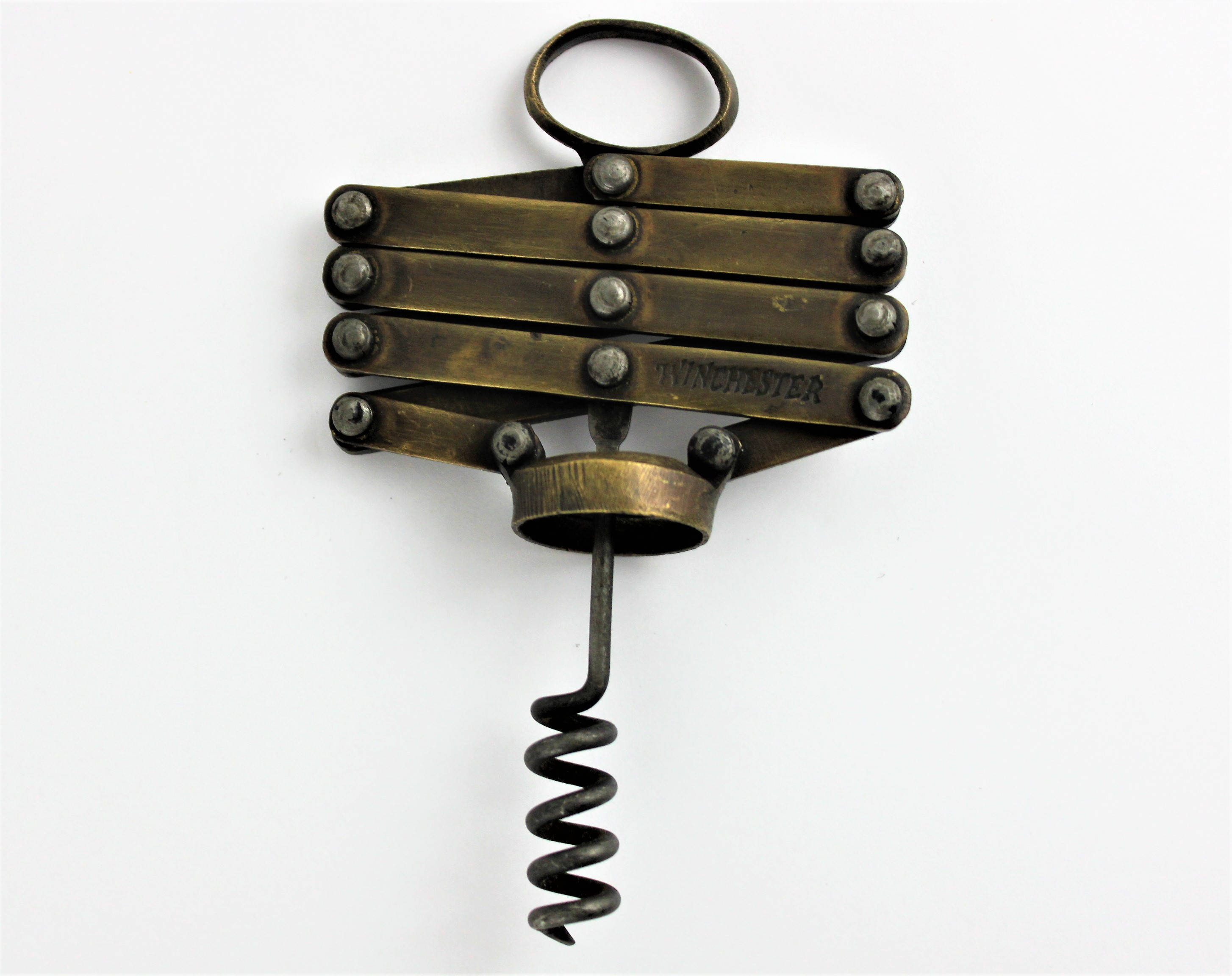 Vintage Winchester Concertina style Corkscrew,Wine Opener