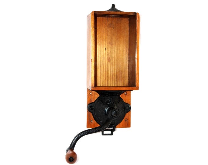 Antique 1890, Arcade X-Ray Coffee Grinder, Coffee Mill