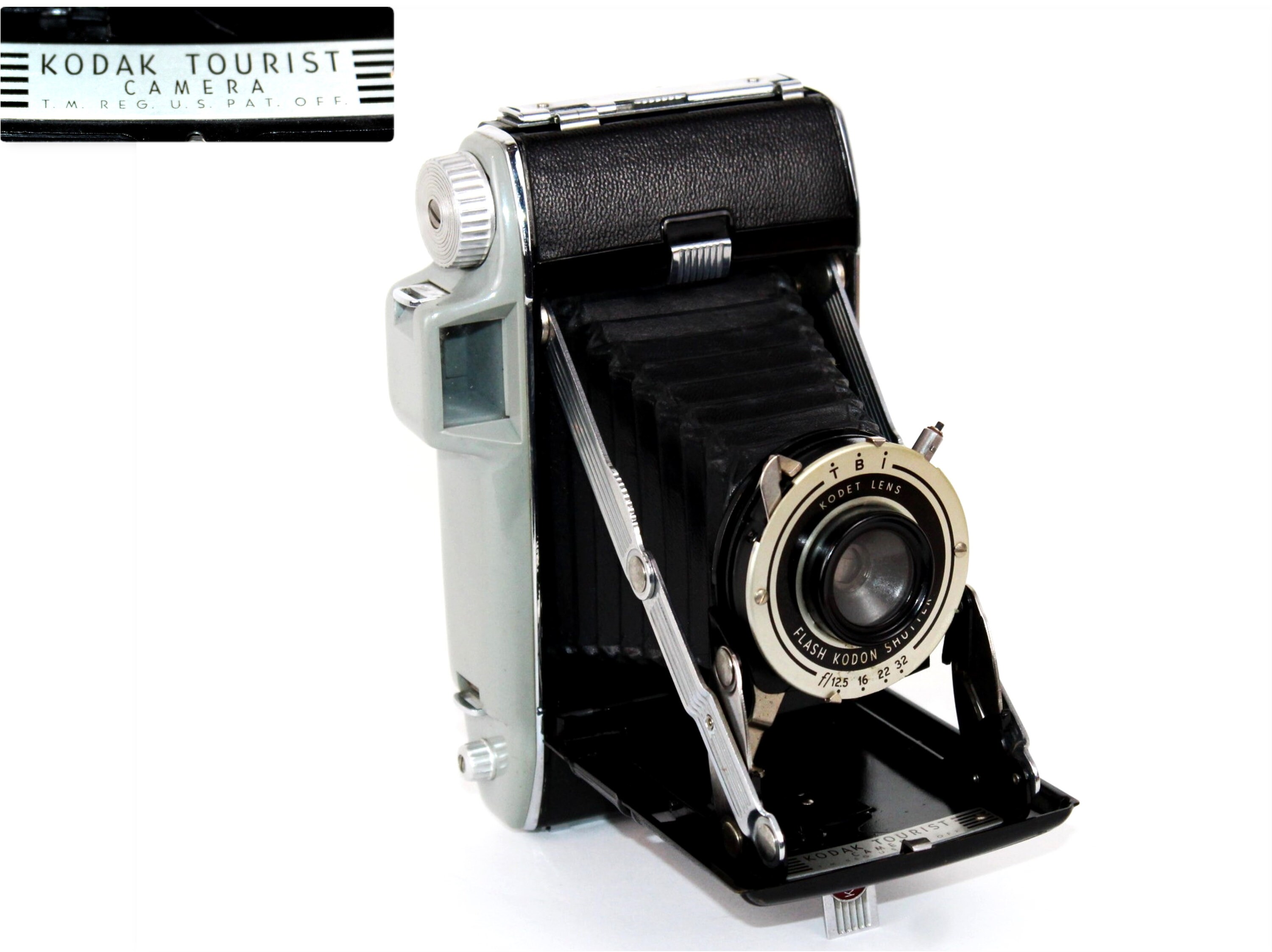 1948 Kodak Tourist Folding Camera, Last Folding Roll Film Camera