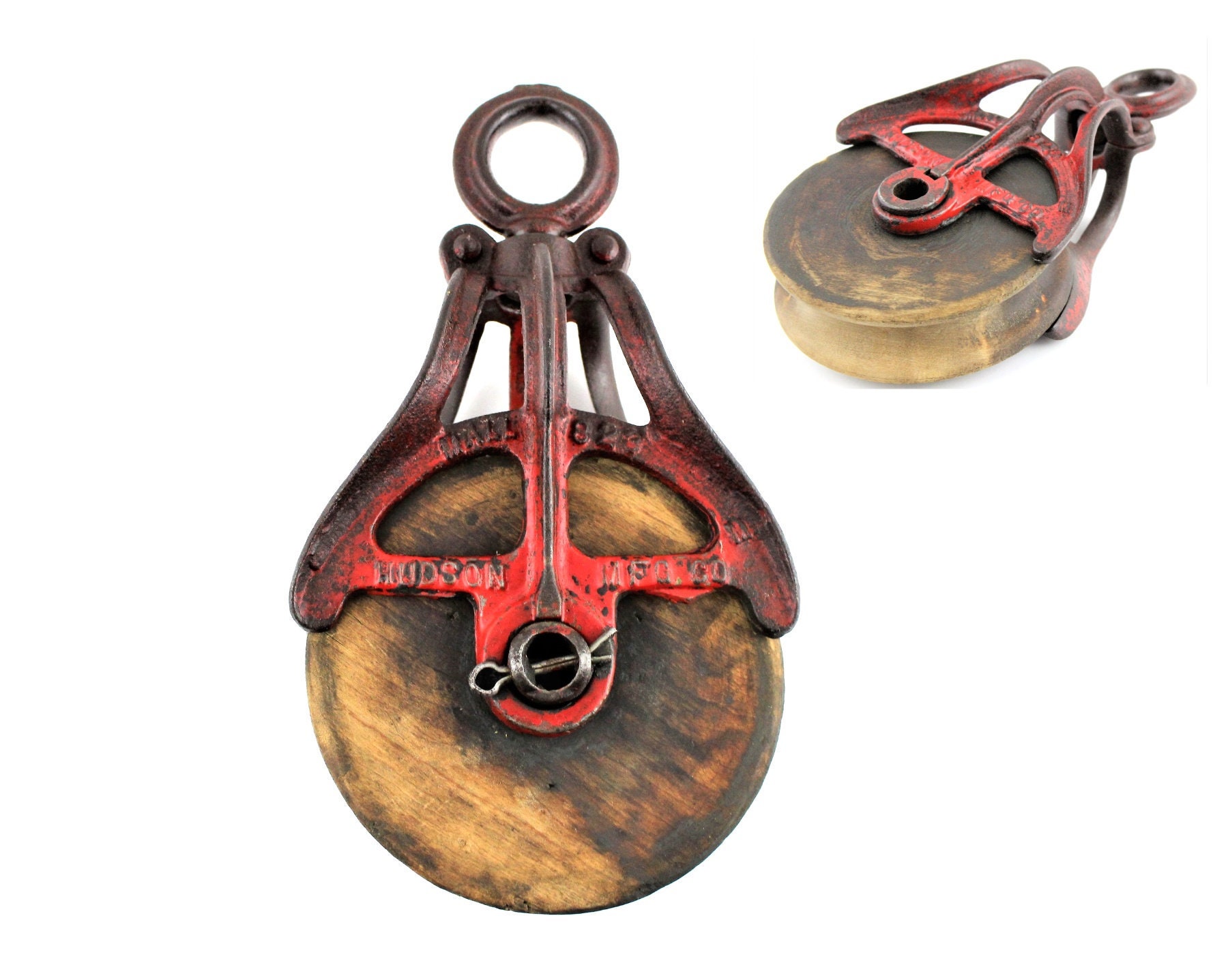 Vintage Hudson MFG Co., Mall 823 Barn Pulley, Hudson 823 Pulley