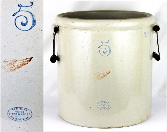 Red Wing Pottery Five Gallon Crock
