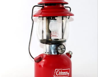 1974 Red Coleman 200A Lantern, Camping Lantern