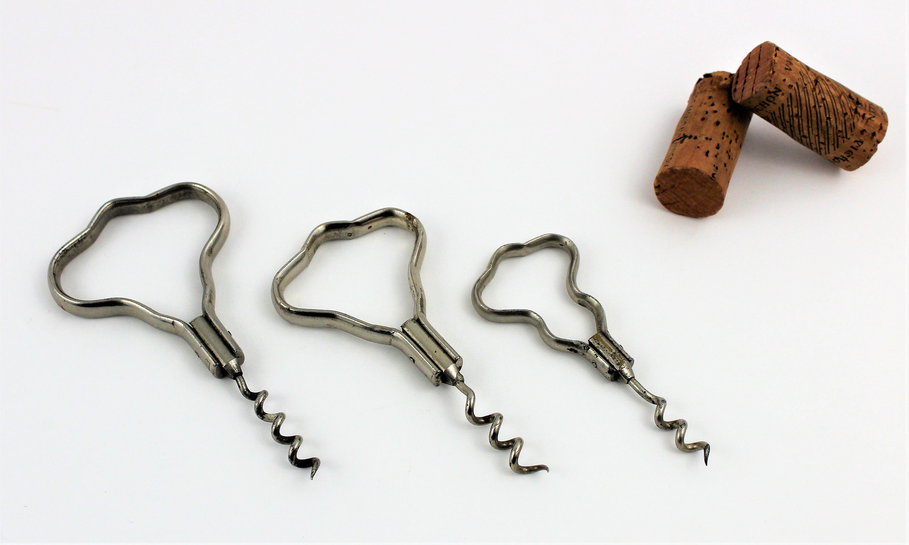 Vintage Corkscrews, C.T. Williamson, Bow Style Corkscrew, Wine Bottle