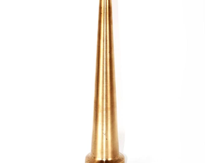 Antique Brass Powhatan Fire Hose Nozzle - Vintage Firehouse Collectible