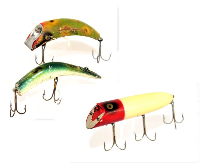 Antique Wooden Fishing Lures
