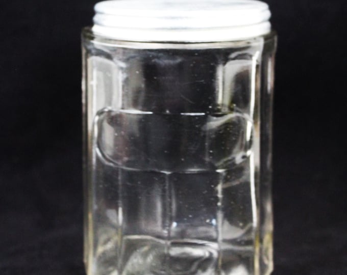 Antique Hoosier Cabinet Colonial Style Canister Jar
