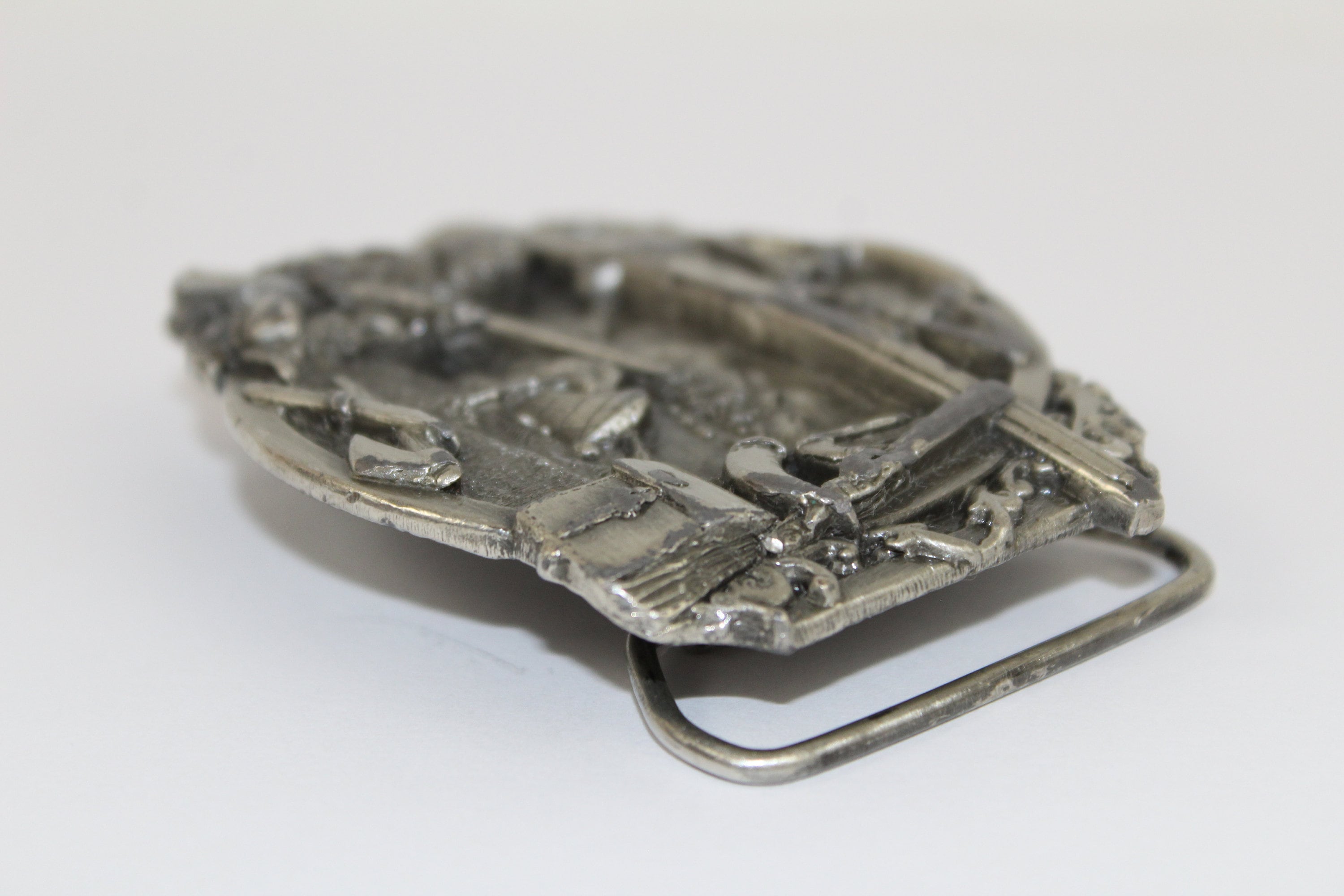 Vintage Mens Belt Buckle / 1984 Siskiyou Belt Buckle / The