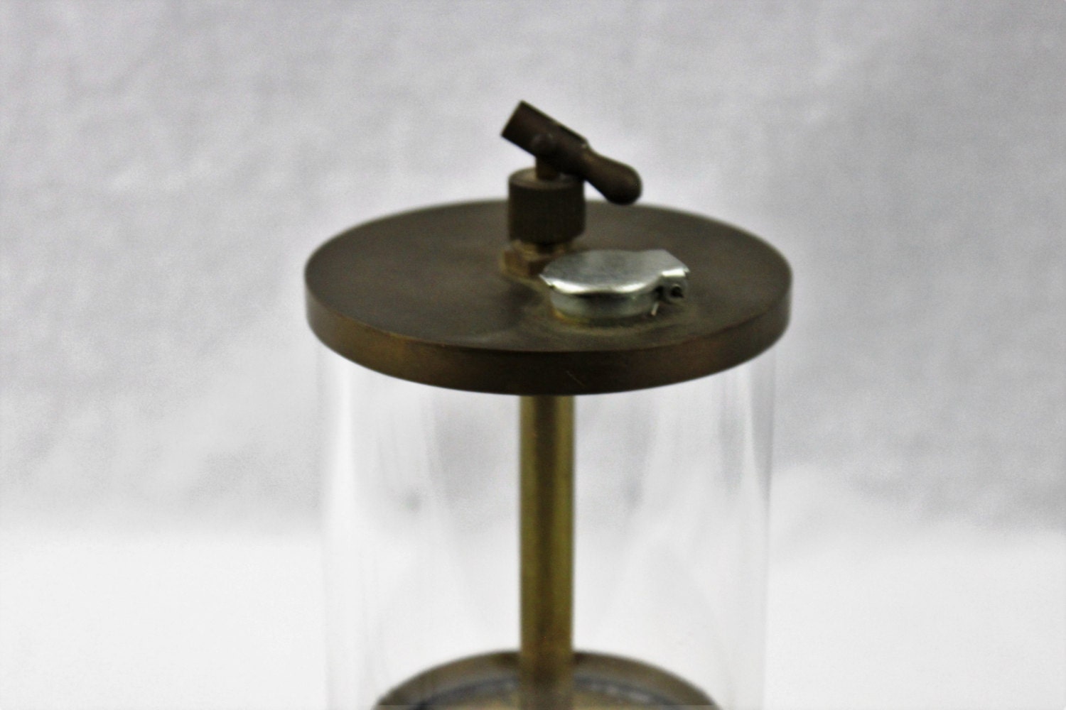 Antique Large Brass Engine Oiler, Drip Oiler, Industrial Engine Drip