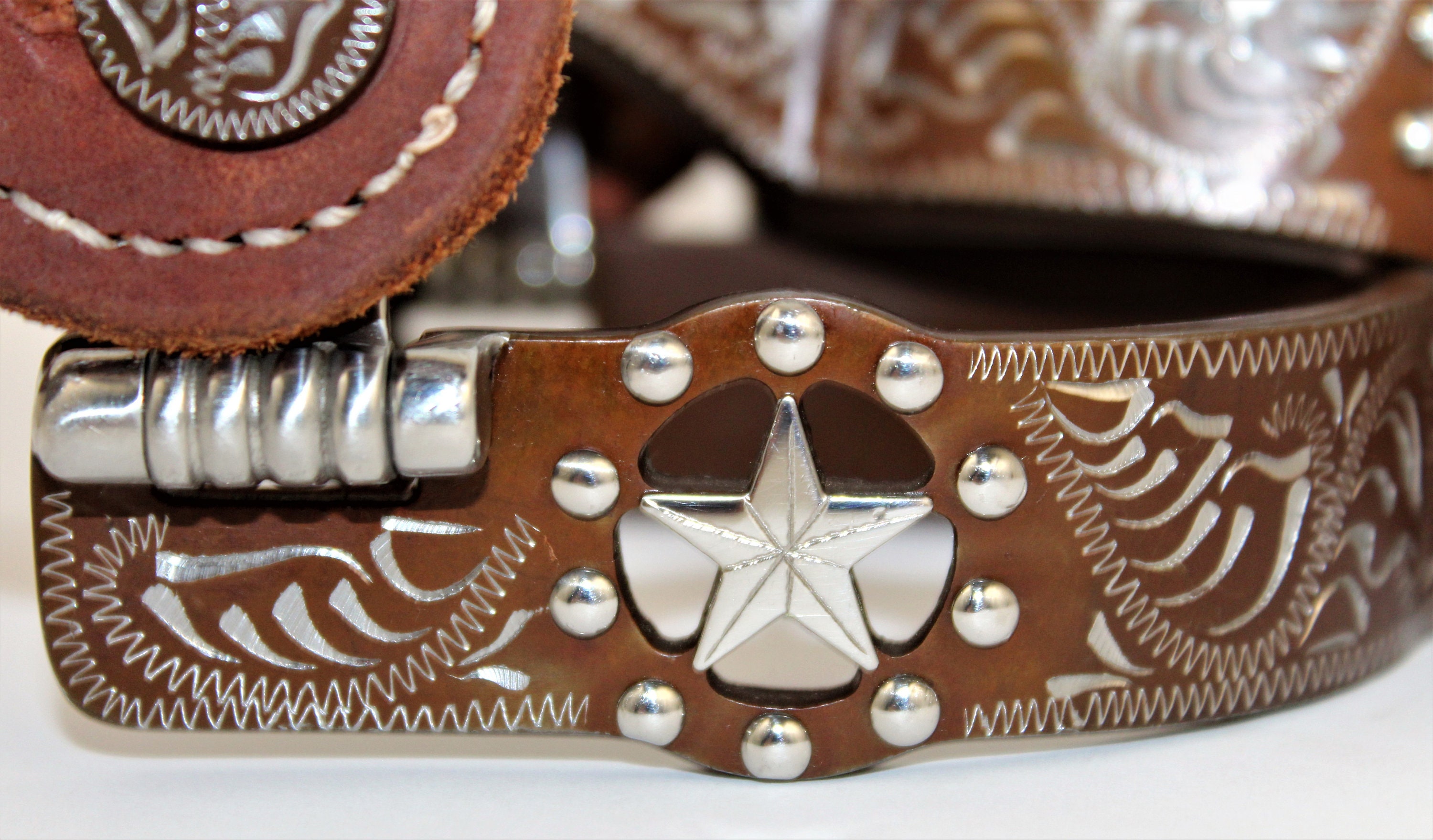 Western Spurs With Leather Spur Straps Western Cowboy Spurs