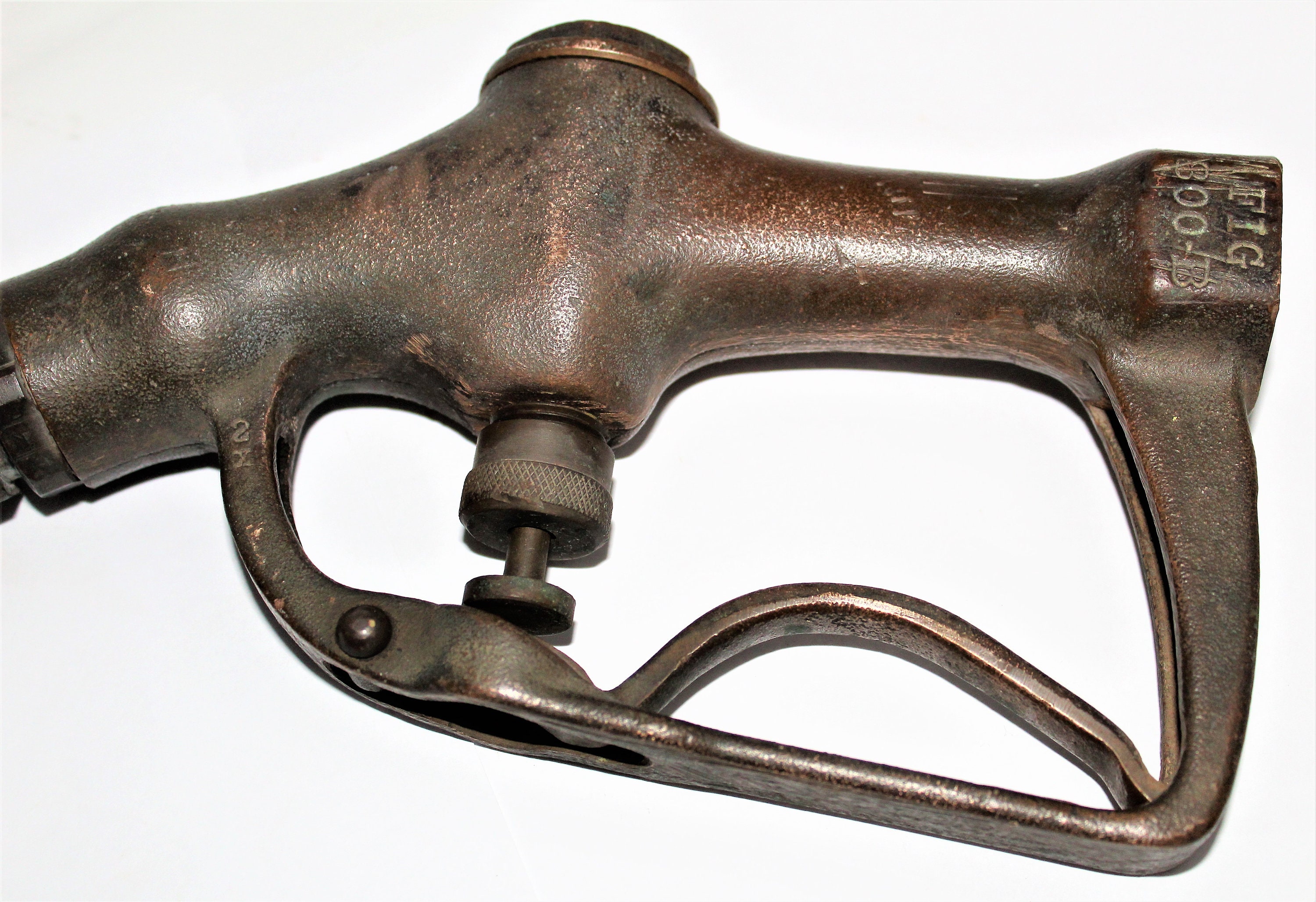 Buckeye Gas Pump Nozzle / Brass Pump Handle / Gas Station Memorabilia
