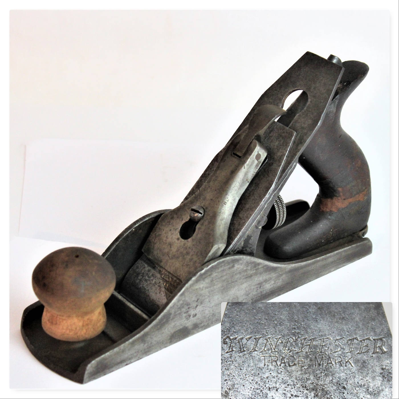 Antique 1919 Winchester 3005 Smooth Plane, Woodworking Plane