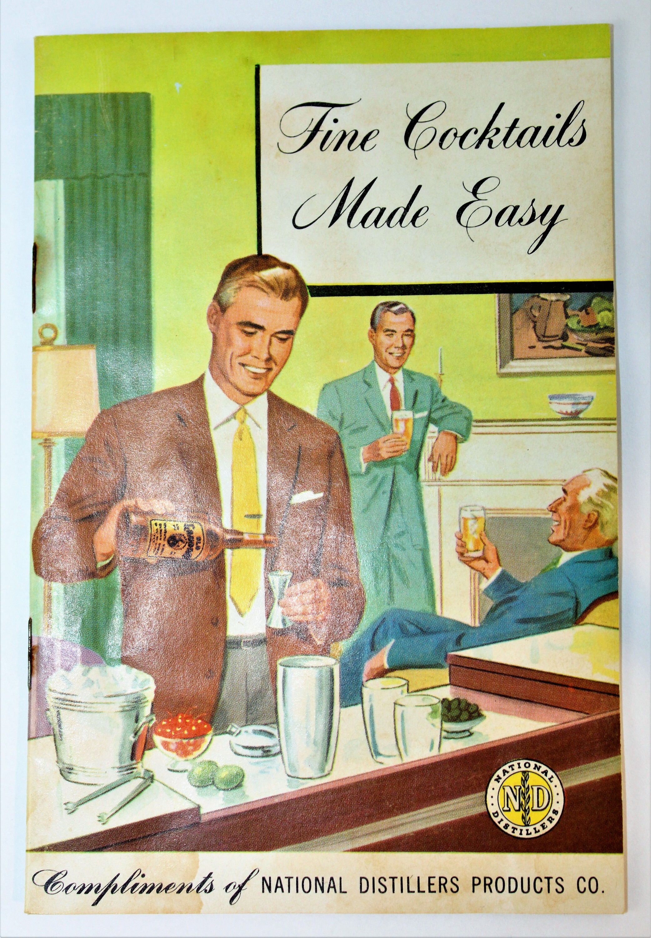 1960s Retro Bar Drink Recipe Books, Bartender Guide Books