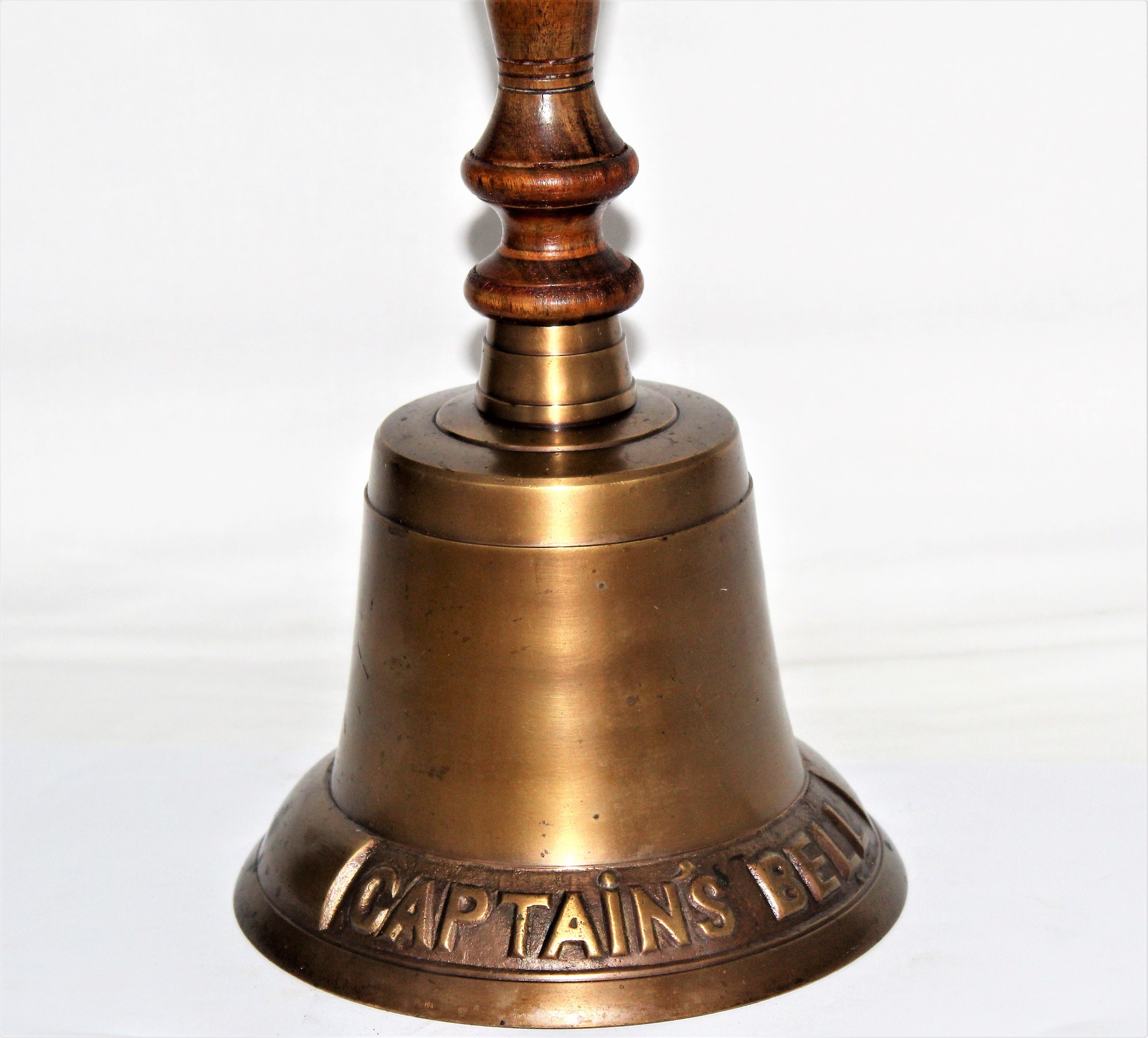 Vintage Brass Bell, Nautical Decor, Captains Bell, Beach House Decor