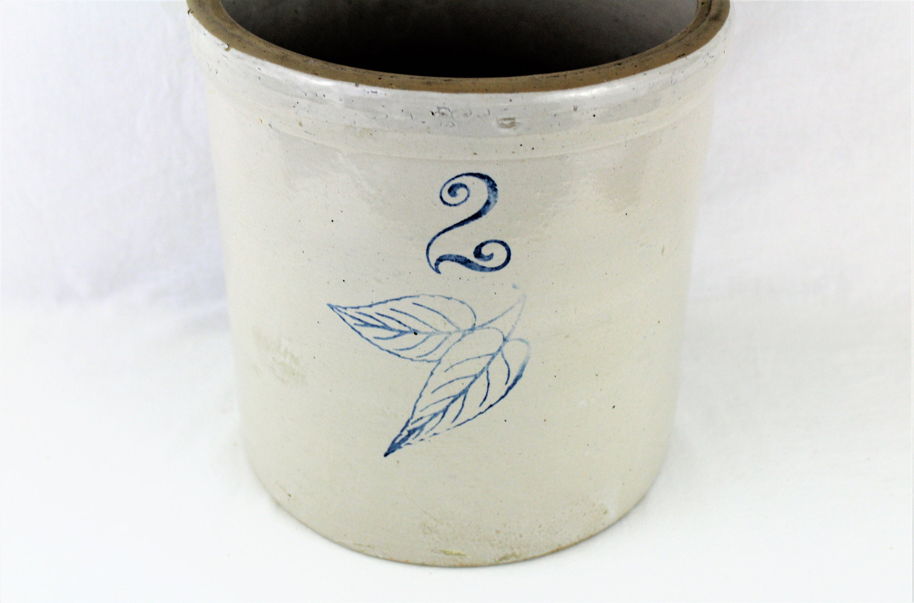 Antique Stoneware Crock / Union Stoneware Company / Two Gallon Crock