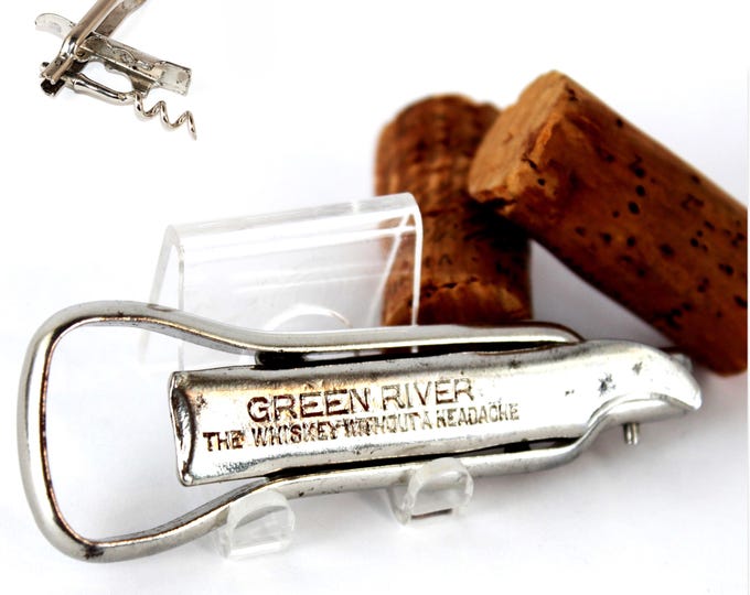 Antique 1906 Green River Whiskey, Harry Noyes “The Universal” Corkscrew