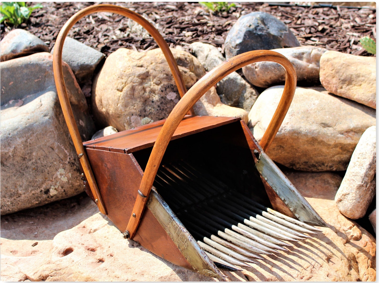 Antique Cranberry Harvesting Scoop Antique Harvesting Tool Etsy