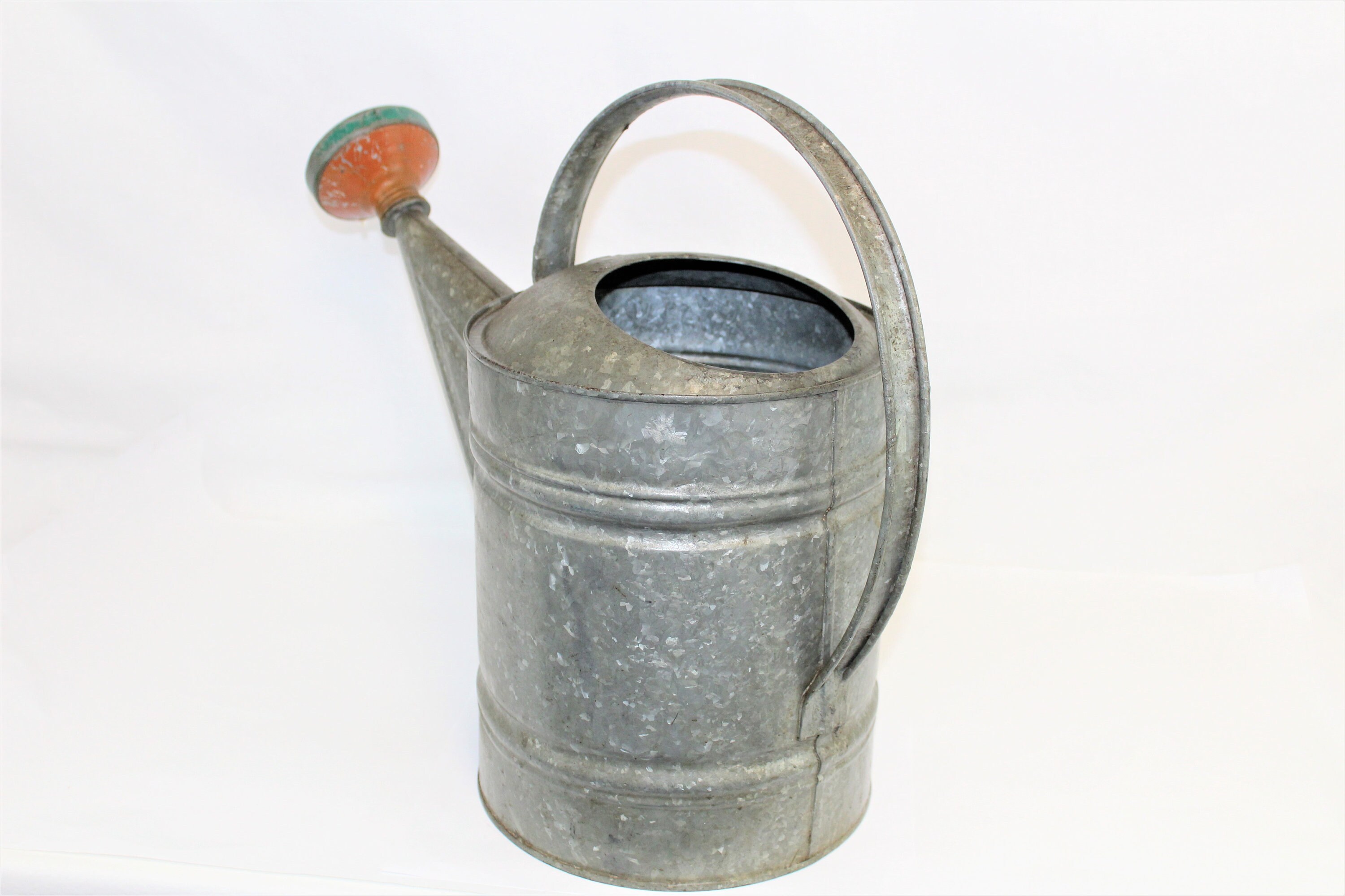 Vintage Watering Can, 12 Galvanized Watering Can