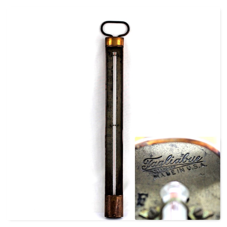 1925 Tagliabue Standard Candy Thermometer Old Fashion Antique Cooking Thermometer