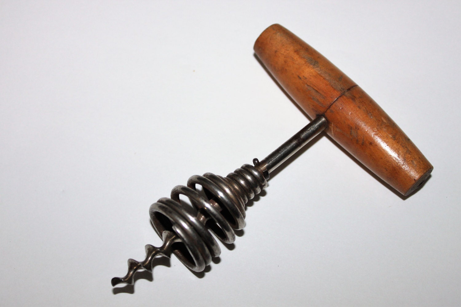Vintage 1950s Spring Barrel Corkscrew