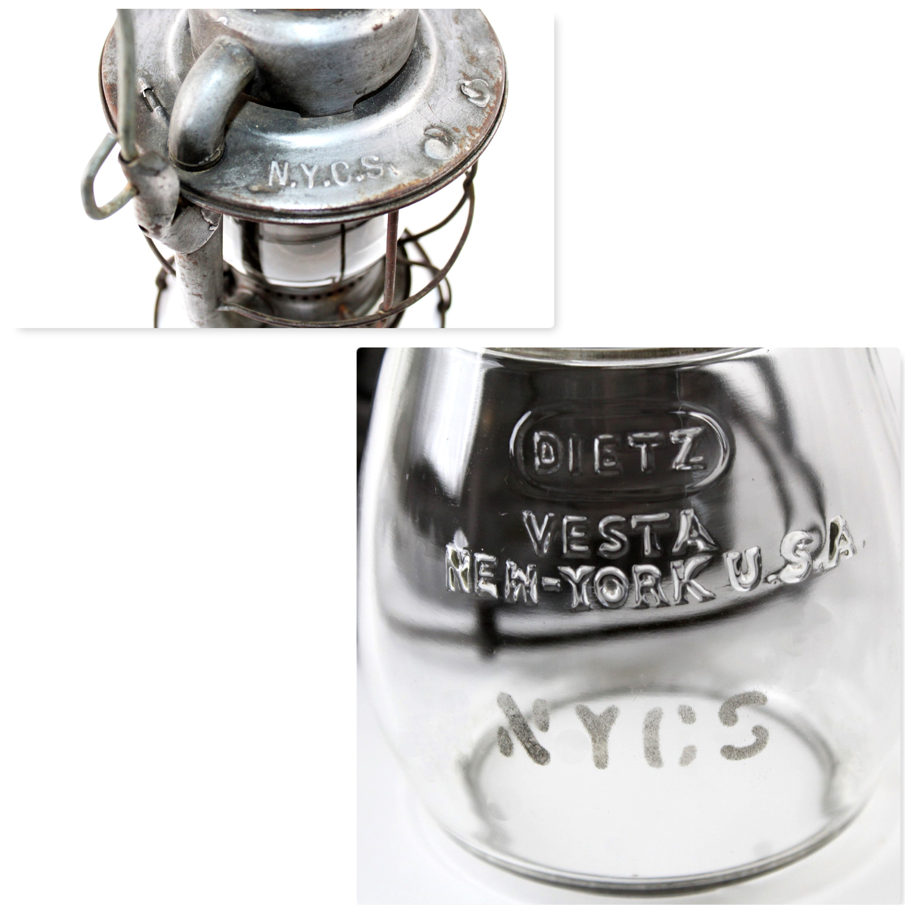 1940s New York Central Railroad Dietz Vesta Railroad Lantern 1940s New York Central Railroad Dietz Vesta Railroad Lantern