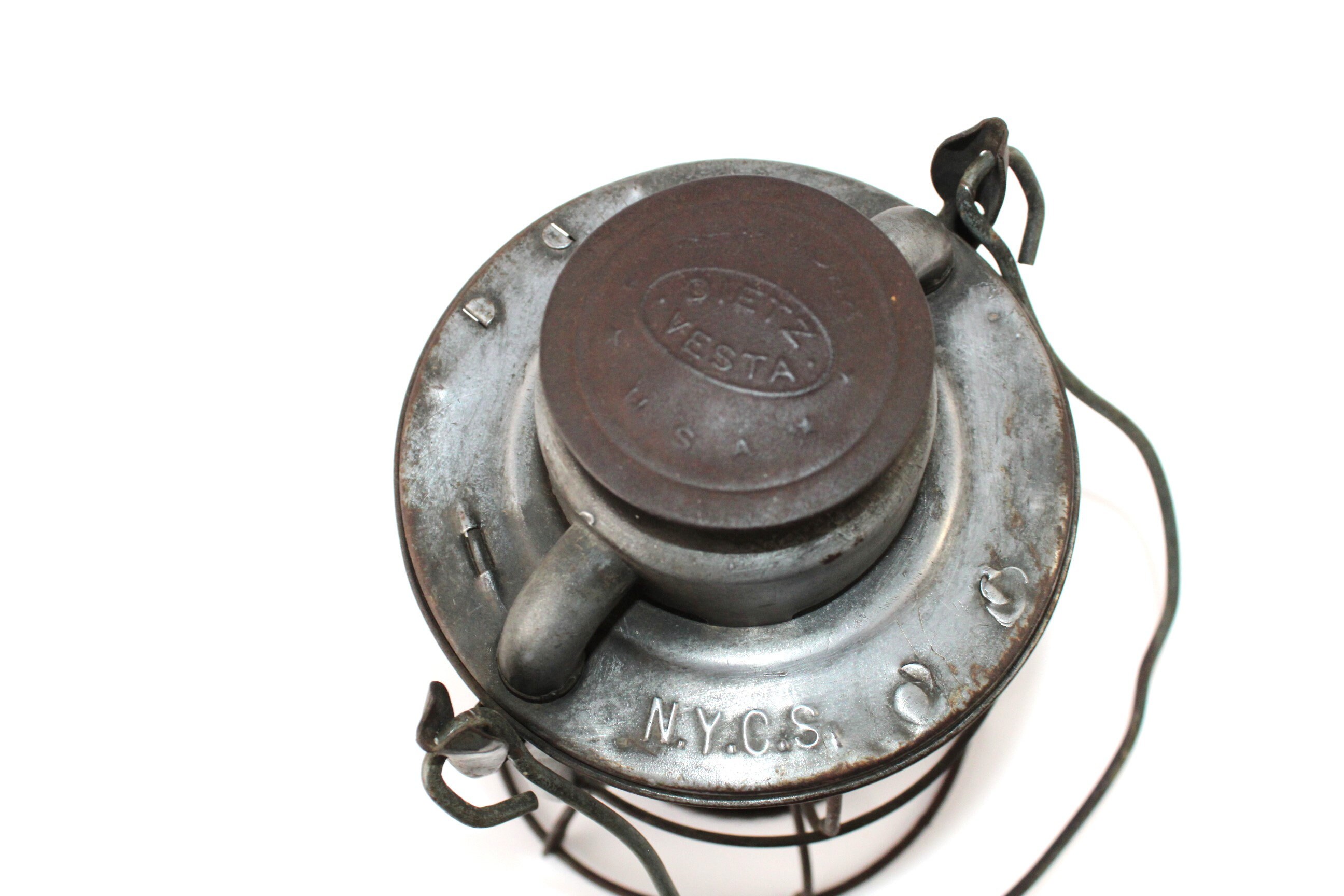 1940s New York Central Railroad Dietz Vesta Railroad Lantern 1940s New York Central Railroad Dietz Vesta Railroad Lantern