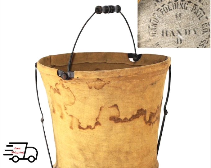 New York City Railroad Folding Water Pail