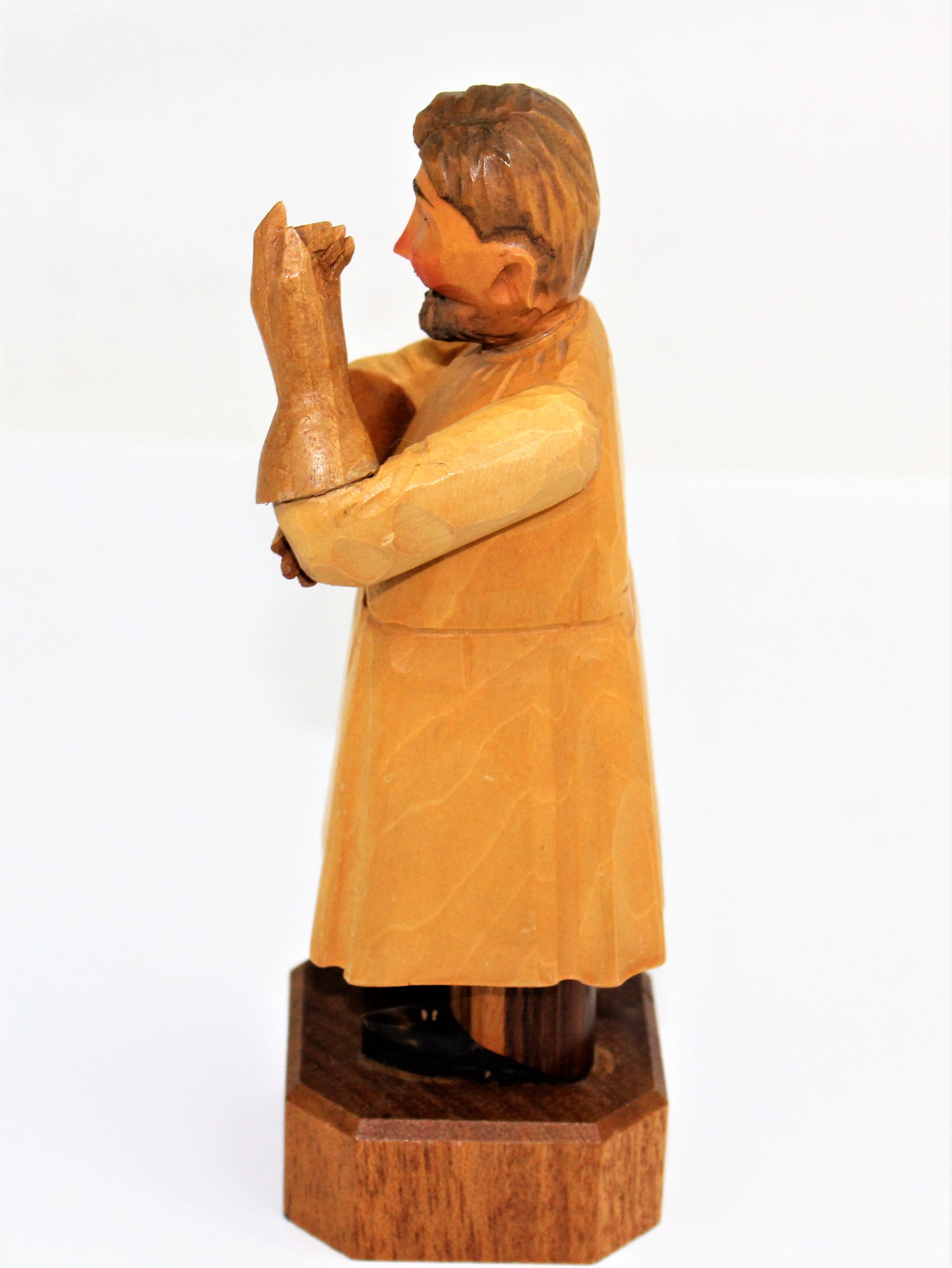 ANRI Wood Carving / Hand Carved / Doctor Figurine / Etsy