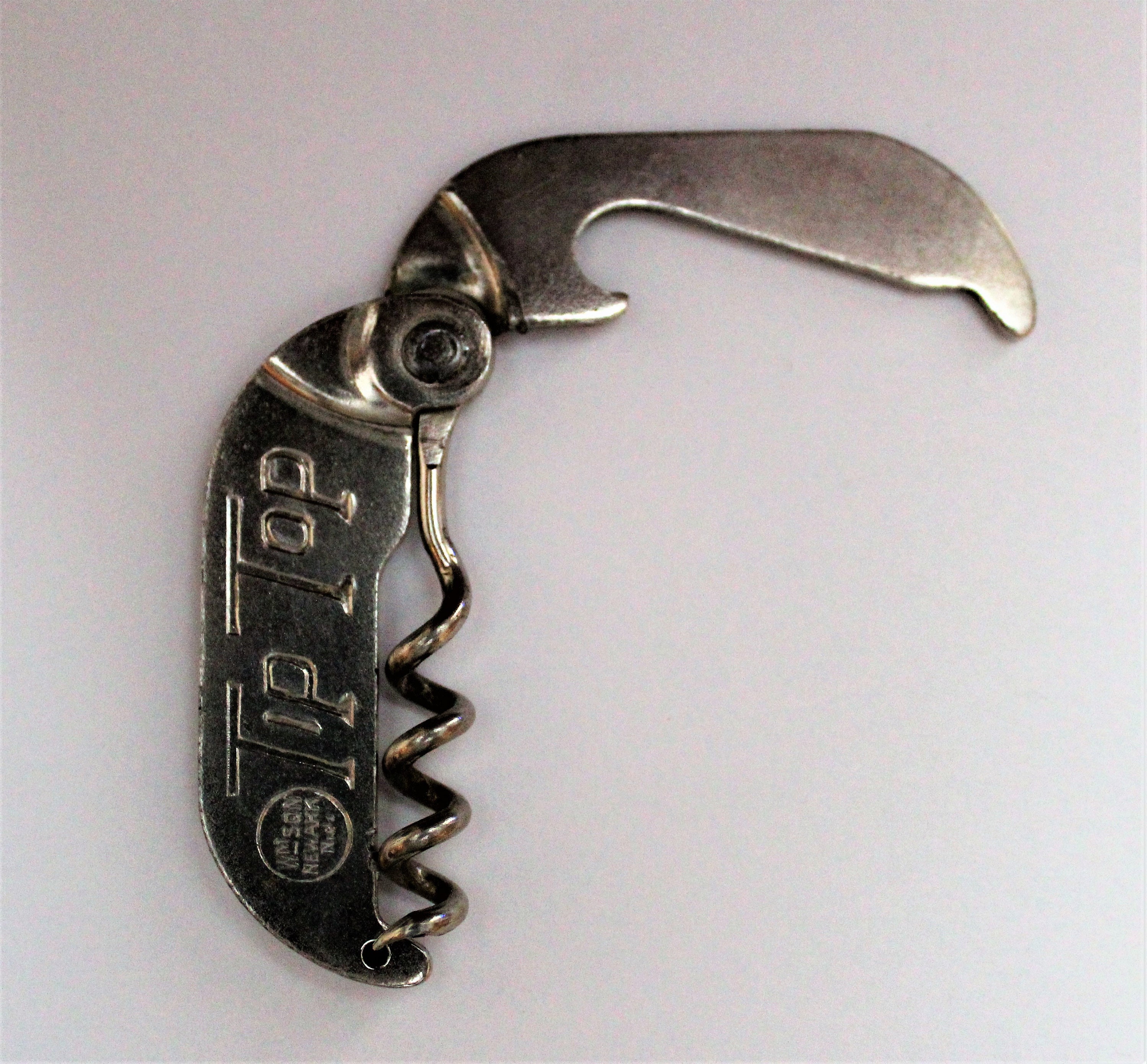 Vintage Corkscrew, Williamson Tip Top Folding Pocket Style Corkscrew
