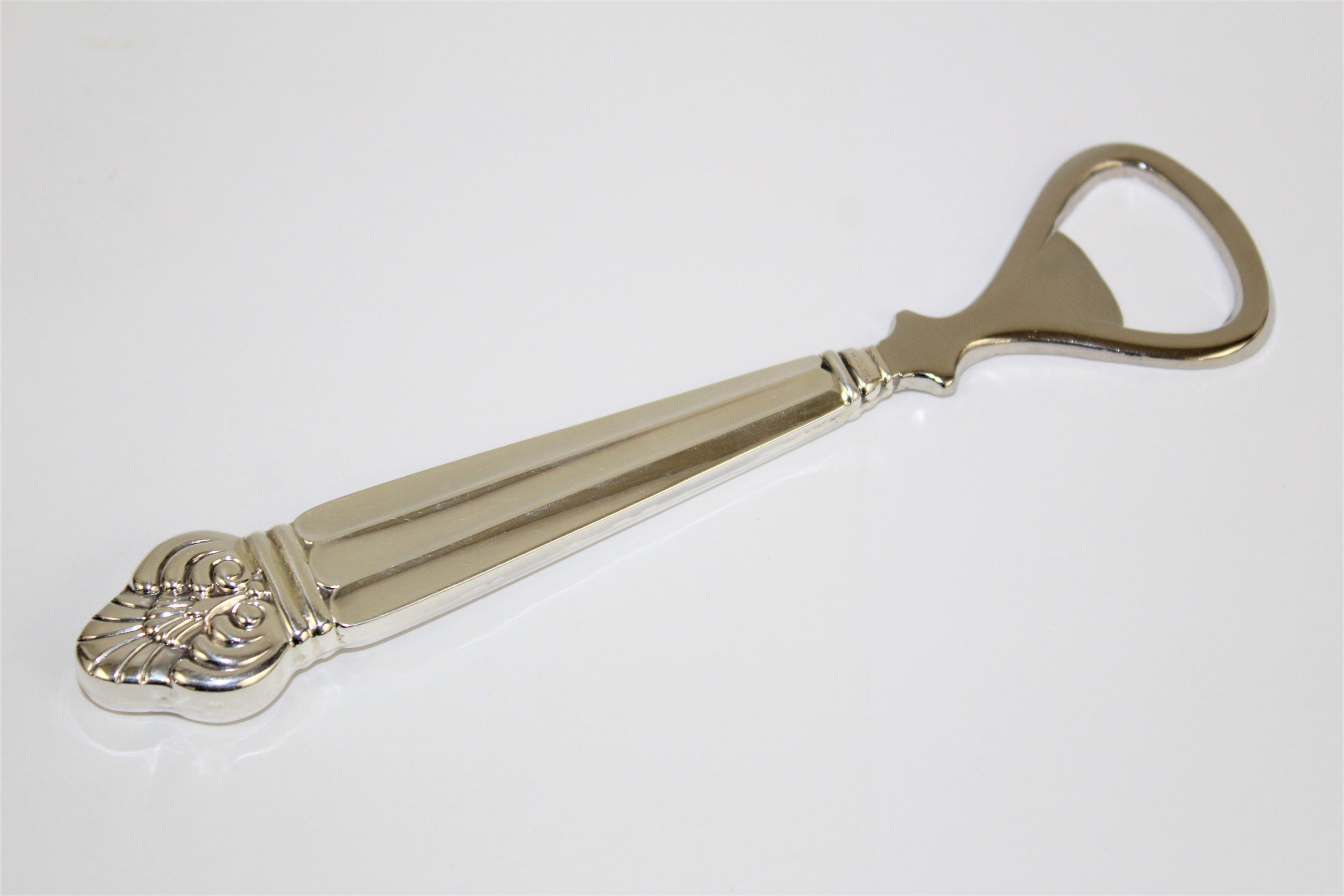 Sterling Silver Bottle Opener, Elegant Barware