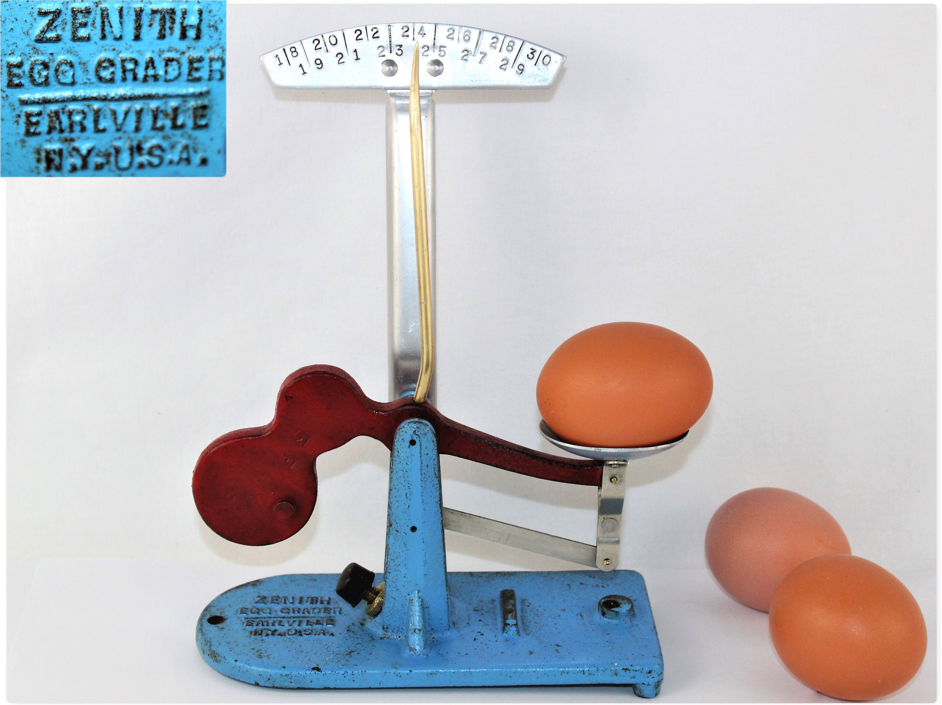 1940s Zenith Egg Grader Scale, Egg Scale