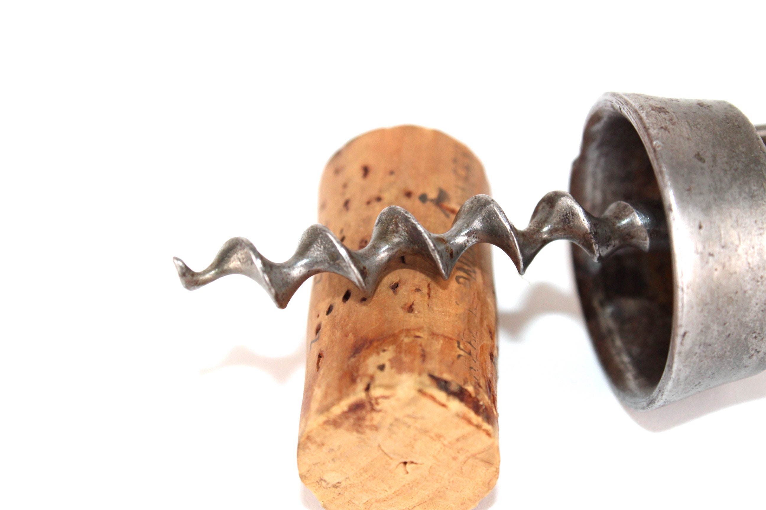 Antique 1880s English Corkscrew, The Victor, Wine Bottle Opener