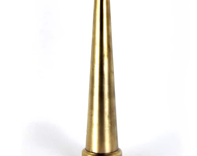 Antique Brass Fire Hose Nozzle: Vintage Collectible for Industrial Decor, Firefighter Gift, Man Cave