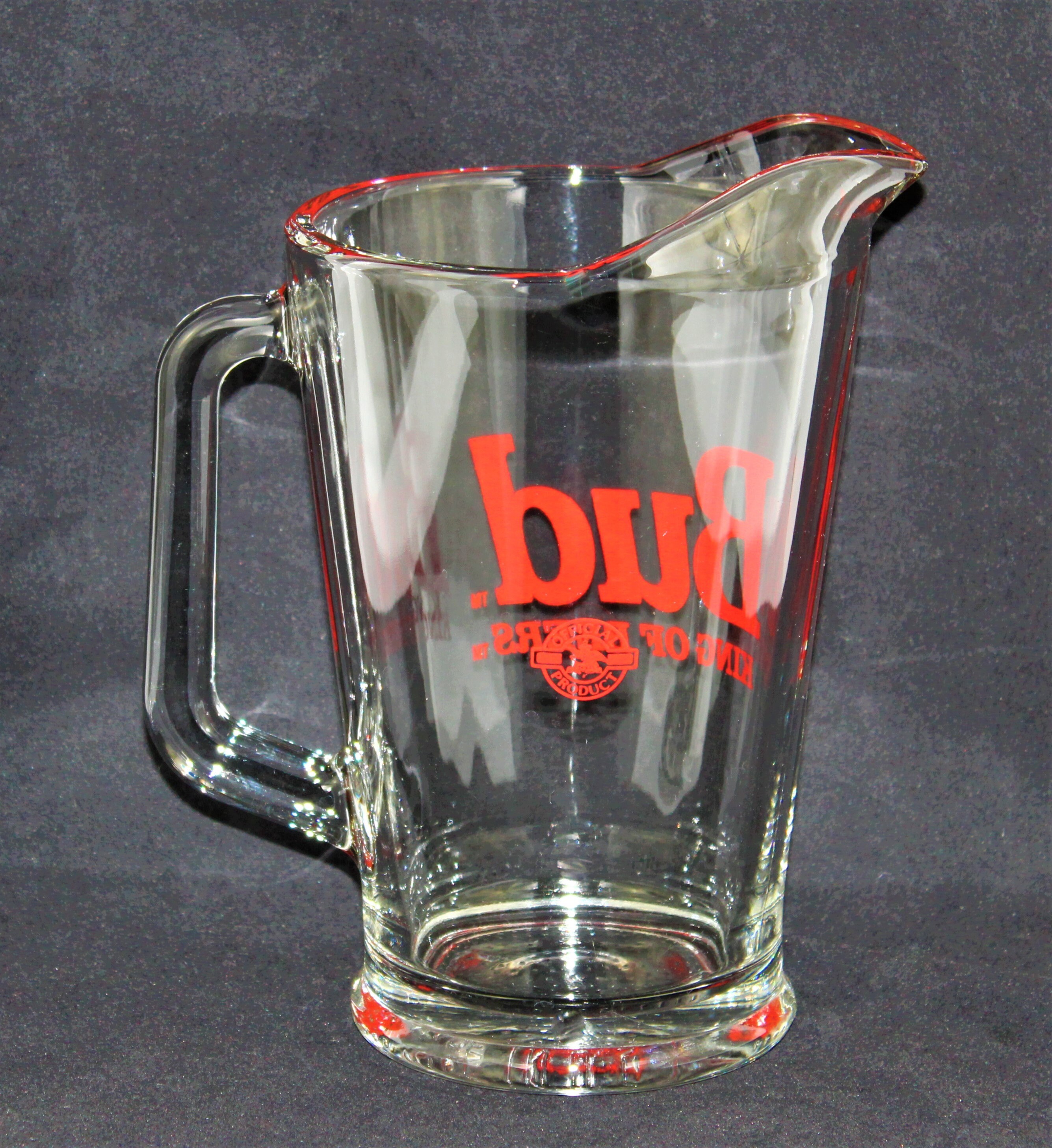 Bud Light Retro Plastic Pitcher