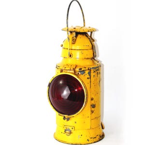 Vintage PRR Handlan Caboose Lantern: Pennsylvania Railroad Collectible Antique Light Memorabilia
