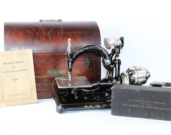 Antique Western Electric Sewing Machine,