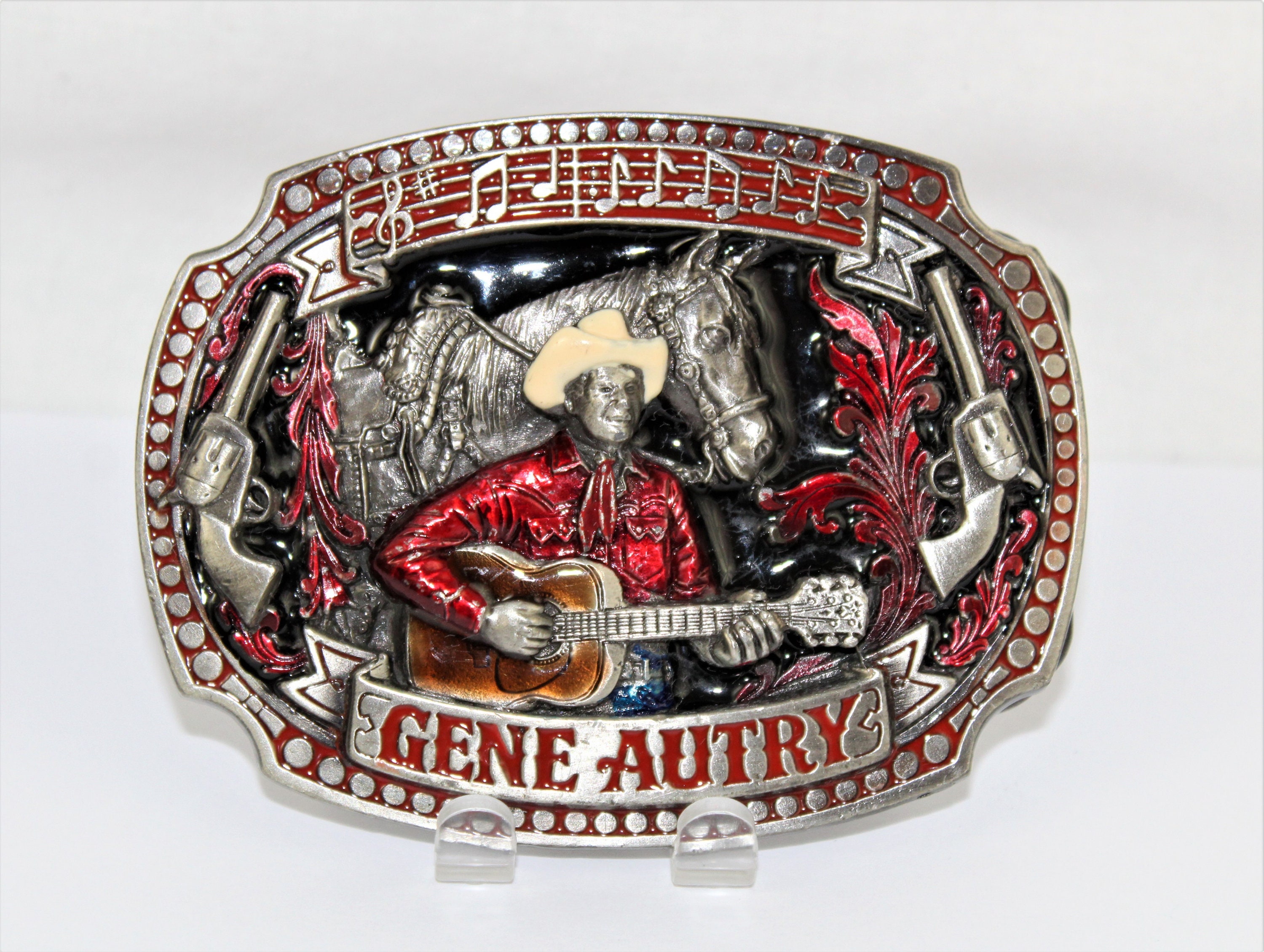 Vintage Western Belt Buckle / SMKW belt buckle / Gene Autry / #897 of 10000 / Western Memorabilia
