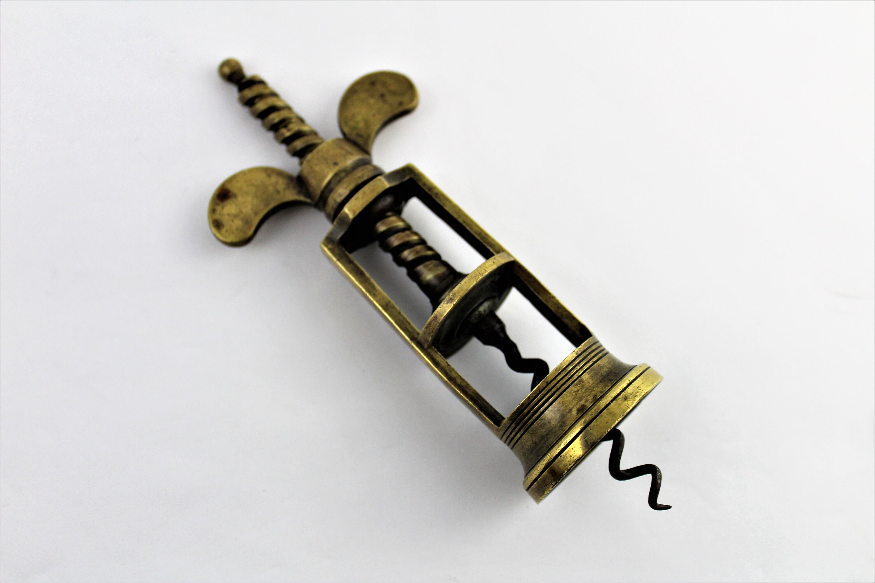 Antique Corkscrew, English Farrow & Jackson Style Corkscrew, Wine