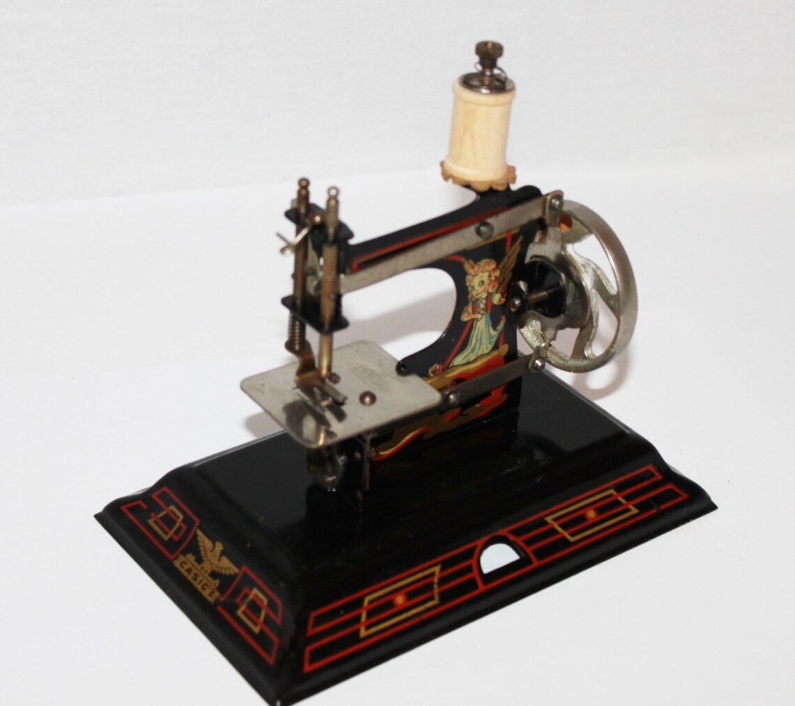 Vintage 1940s German Casige Toy Sewing Machine Casige Fairy Etsy