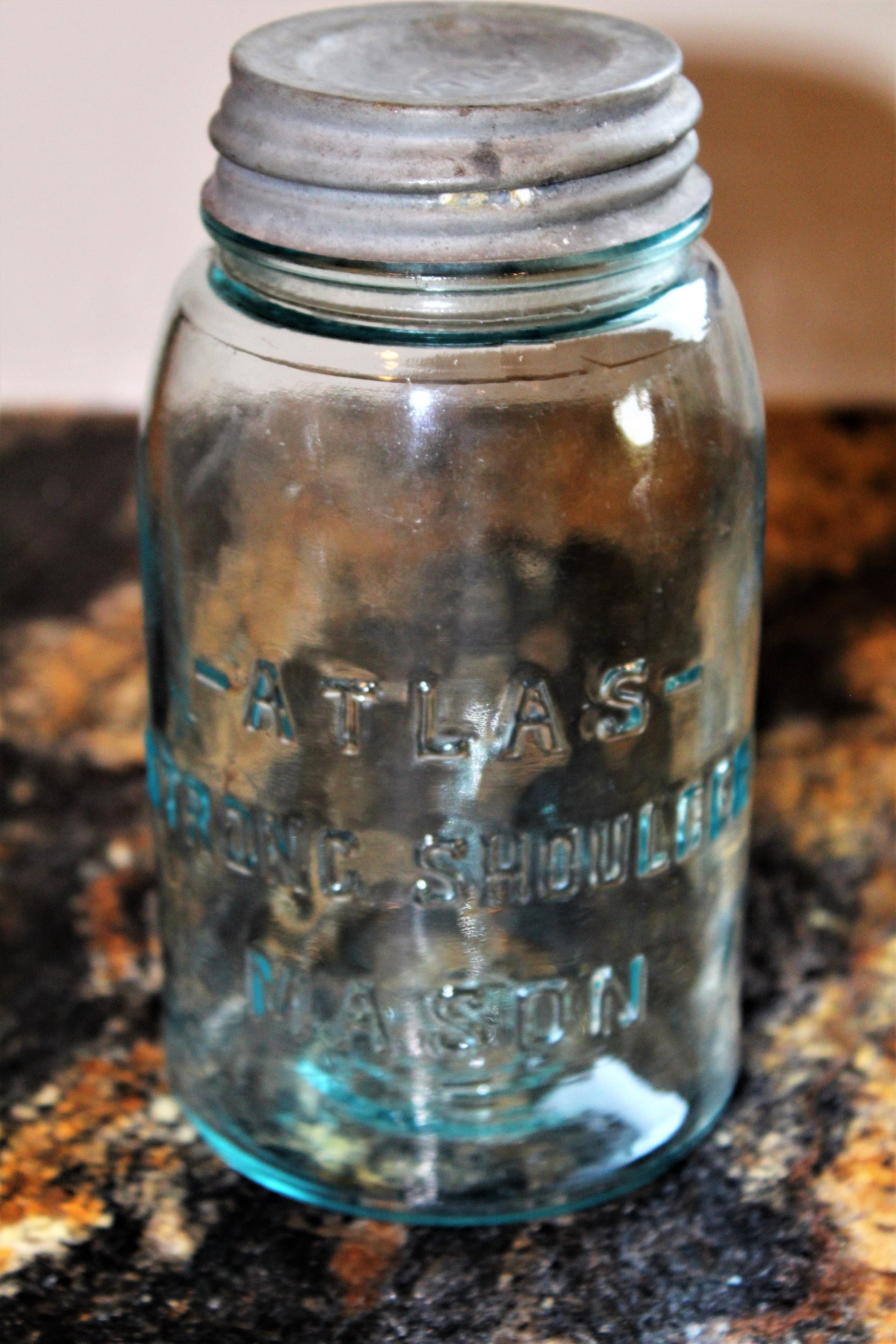 Atlas Strong Shoulder Mason, Fruit Jar, Canning Jar, Home Canning