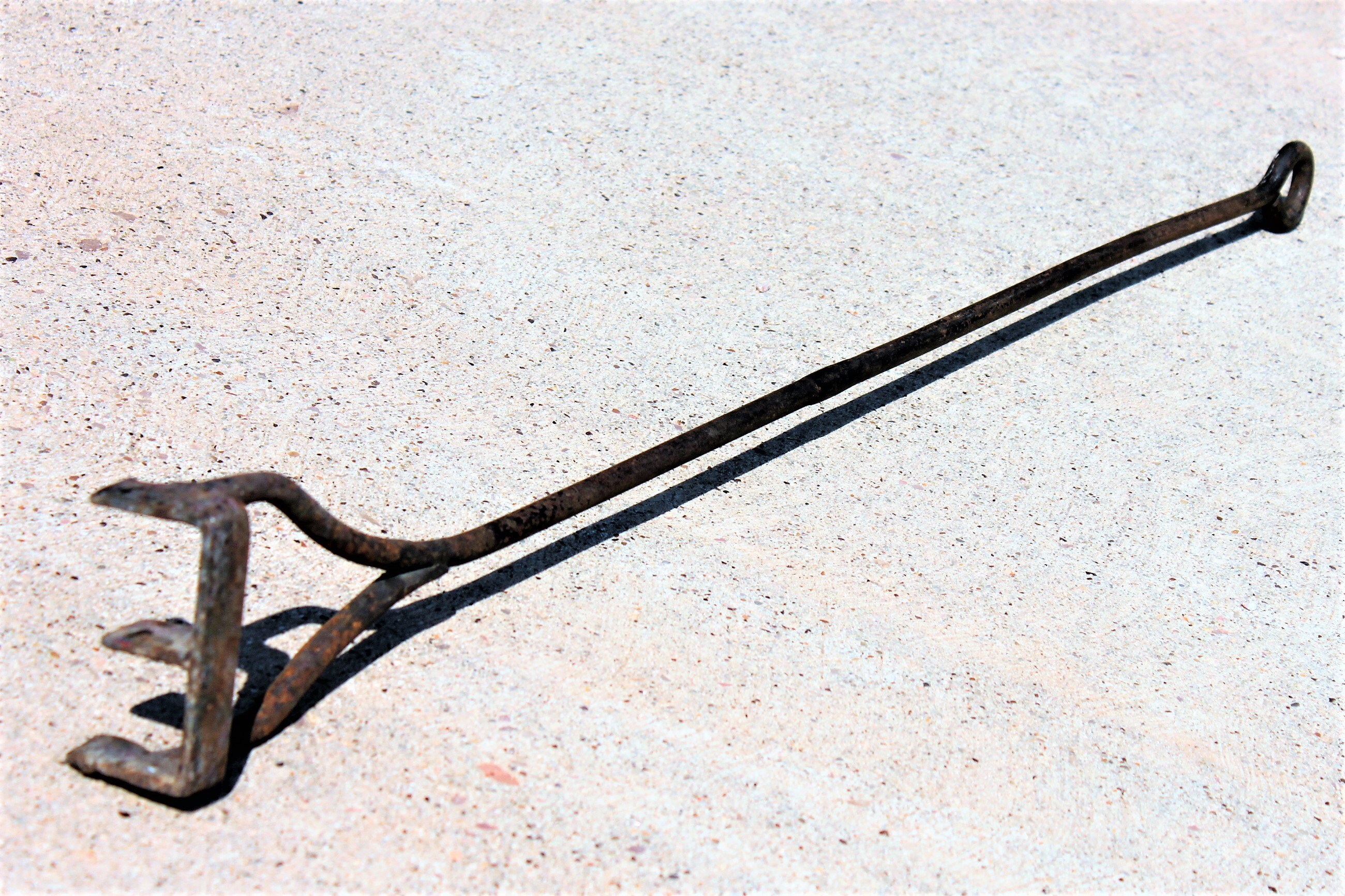 Antique Hand Branding Iron, E brand Branding Iron