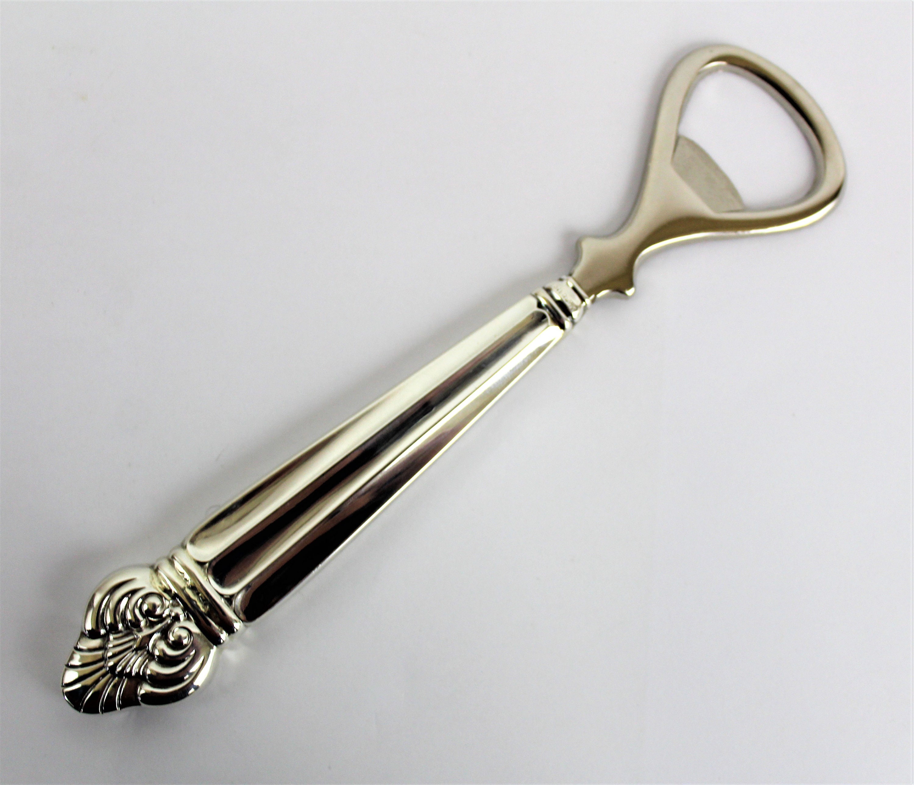 Sterling Silver Bottle Opener, Elegant Barware