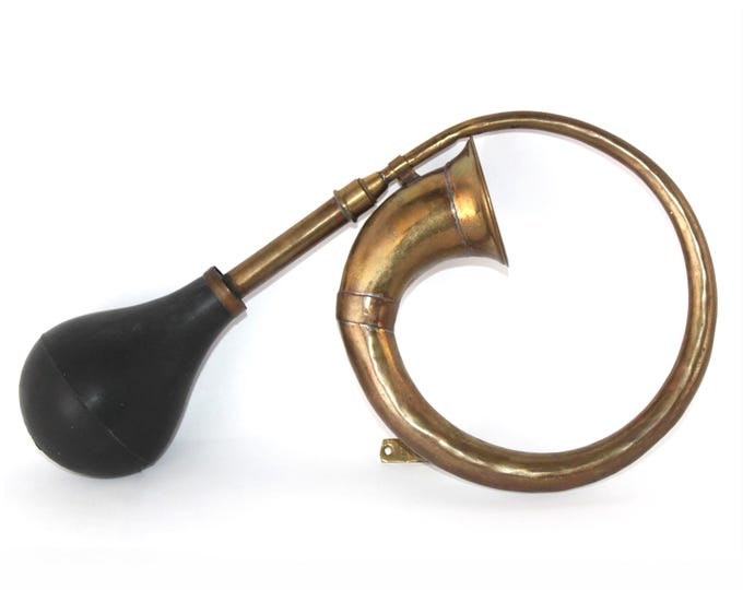 Model T Style Brass Rubber Squeeze Bulb Air Horn