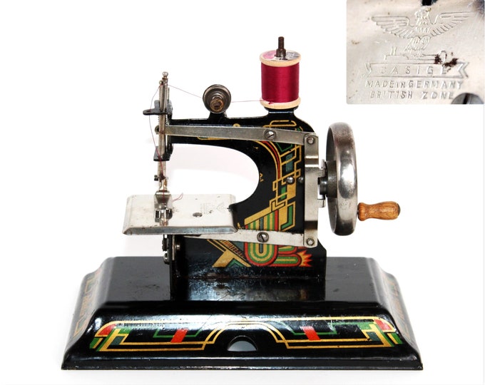 Vintage 1940s German Casige Toy Sewing Machine Casige Model 116 Etsy