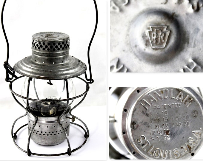1928 Handlan Railroad Lantern, Pennsylvania Railroad Company, PRR Railroad