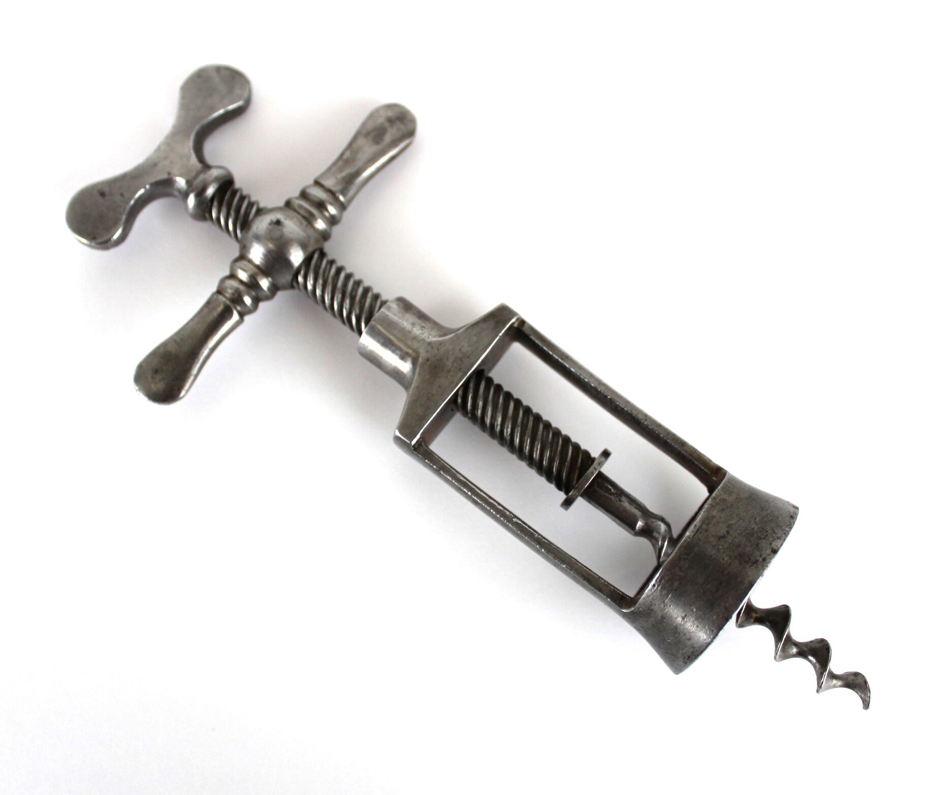 Antique 1880s English Corkscrew, The Victor, Wine Bottle Opener