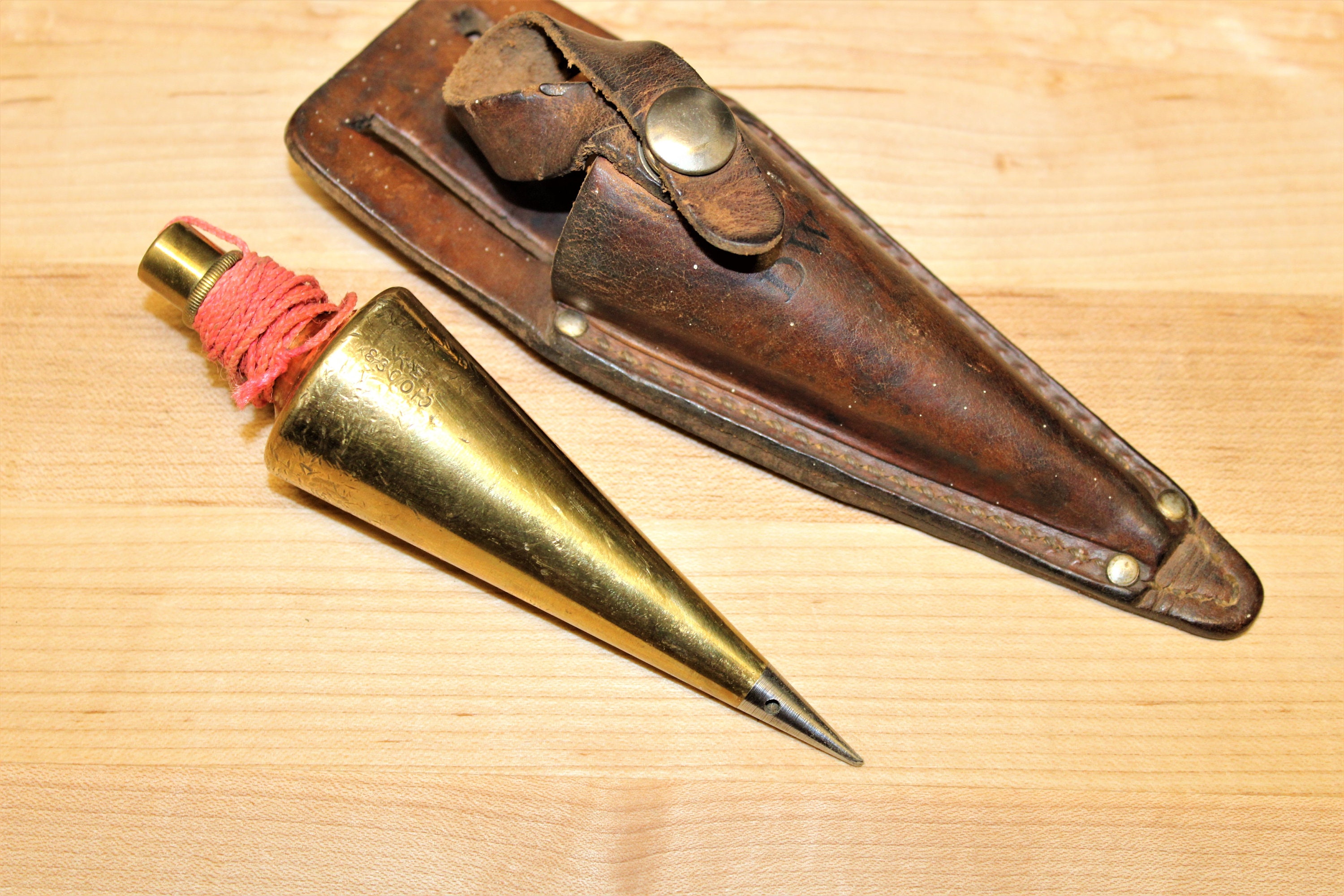 Vintage Keuffer & Esser Brass Plumb Bob