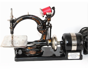 Antique 1899, Willcox and Gibbs Sewing Machine With Case - Etsy