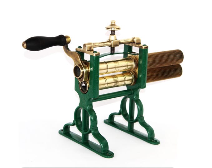 Antique Fluting Iron, Victorian Sewing Notions, Fluting Machine