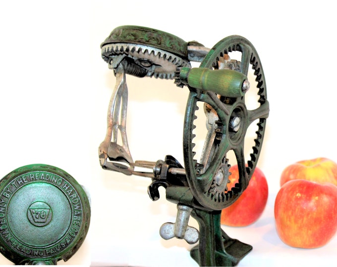 Antique Apple Peeler, Reading Hardware Model 72 Etsy