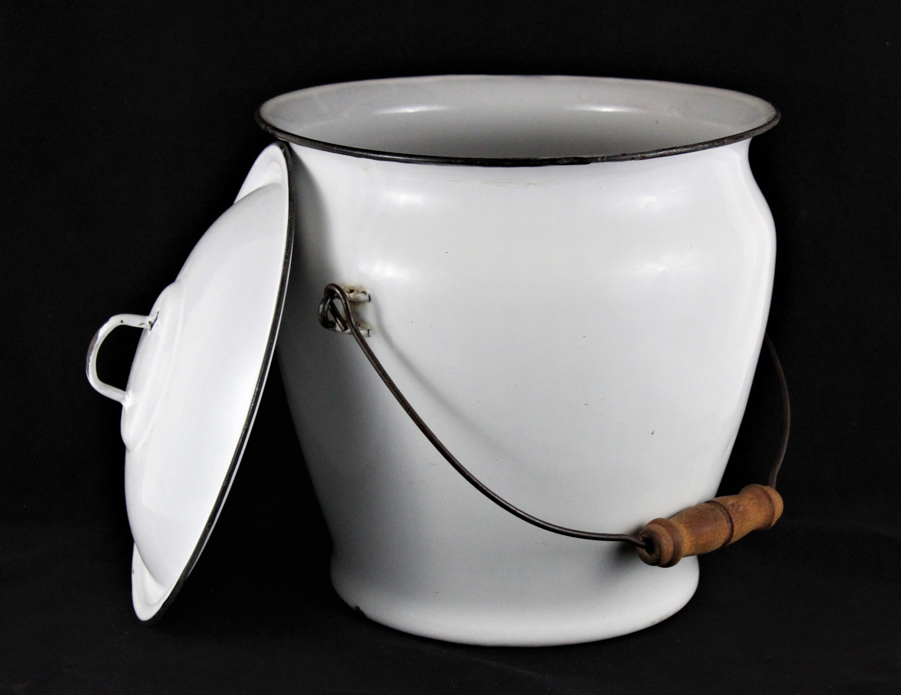 Vintage Enamelware Pot
